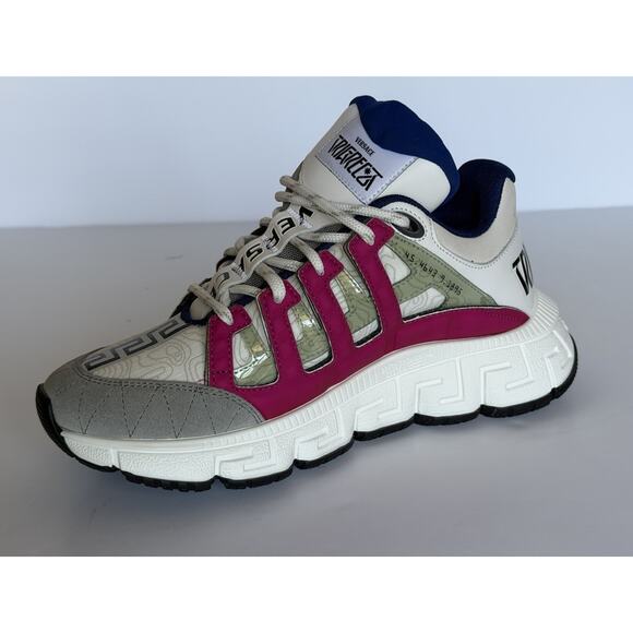 Versace Women Versace Women’s Trigreca Barocco Sneakers White 7.5 US (37.5 EU) IT 1004182 NIB